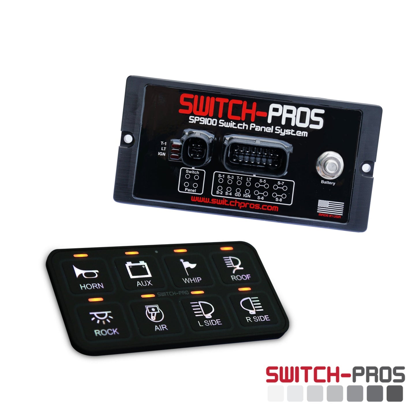 Switch - Pros - Switch Pros 8 Switch Programmable Switch Panel Power System - UTVRaceShop.Com