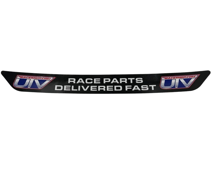 UTVRaceShop.Com - UTV Race Shop Helmet Visor Sticker - UTVRaceShop.Com