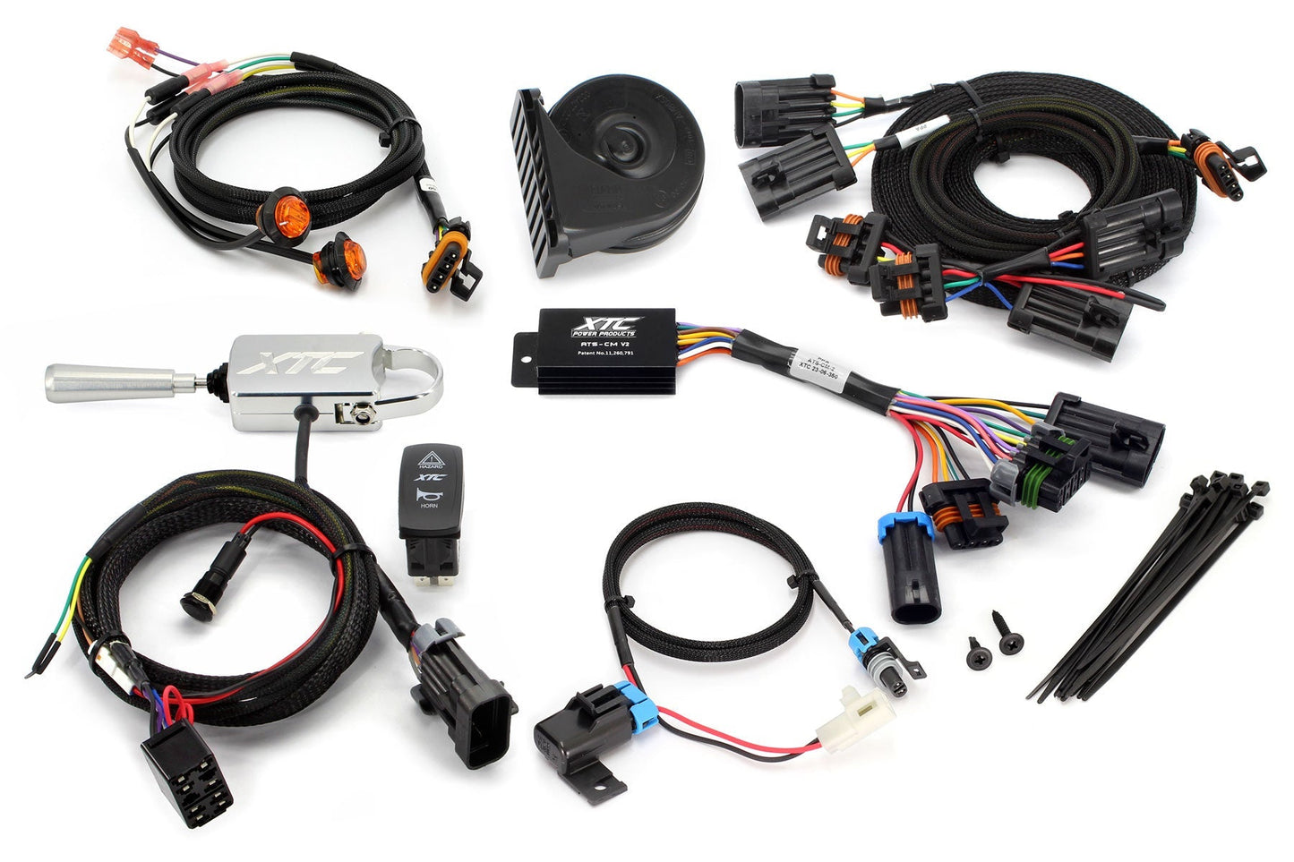 XTC Power Products - XTC Horn and Auto Turn Signal Kit w/ Billet Column Lever - Can - Am Defender HD11 2026+ - UTVRaceShop.Com