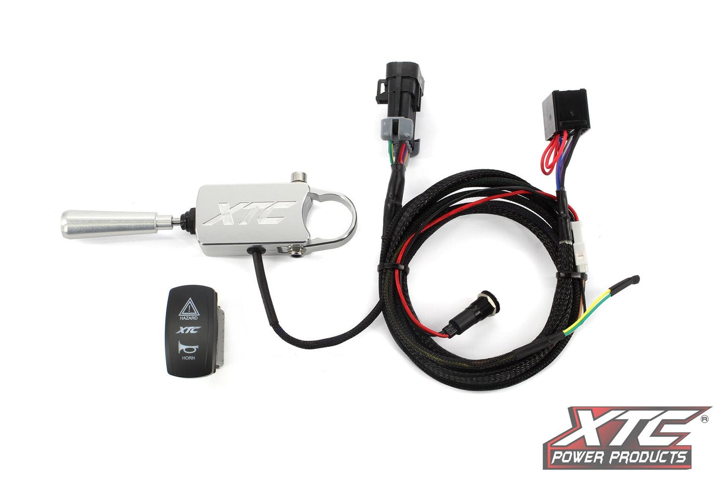 XTC Power Products - XTC Horn and Auto Turn Signal Kit w/ Billet Column Lever - Can - Am Defender HD11 2026+ - UTVRaceShop.Com