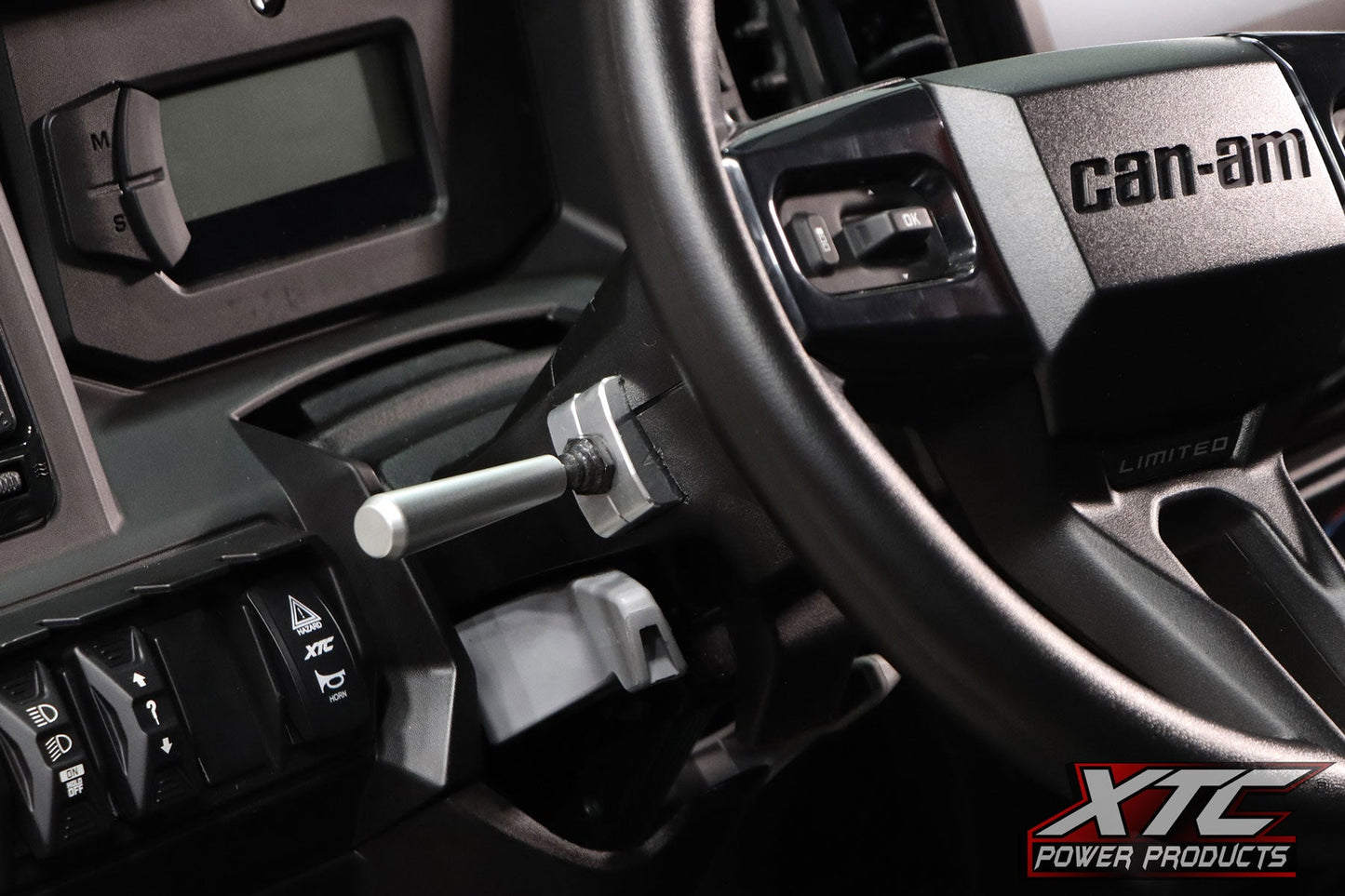 XTC Power Products - XTC Horn and Auto Turn Signal Kit w/ Billet Column Lever - Can - Am Defender HD11 2026+ - UTVRaceShop.Com