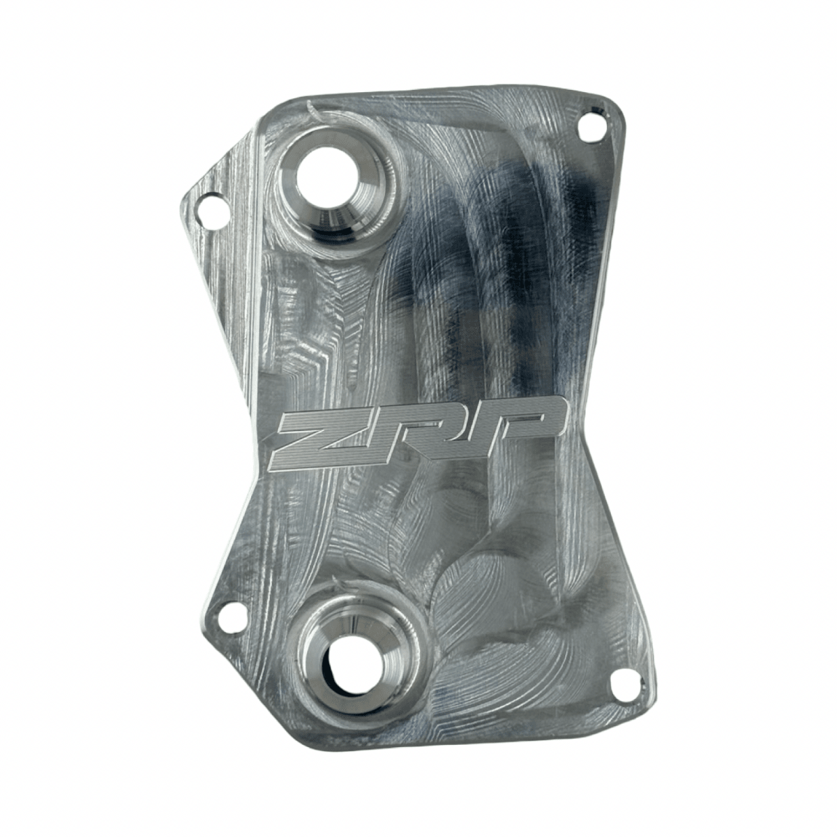 ZRP - ZRP Maverick R Transmission Oil Cooler Adapter - UTVRaceShop.Com