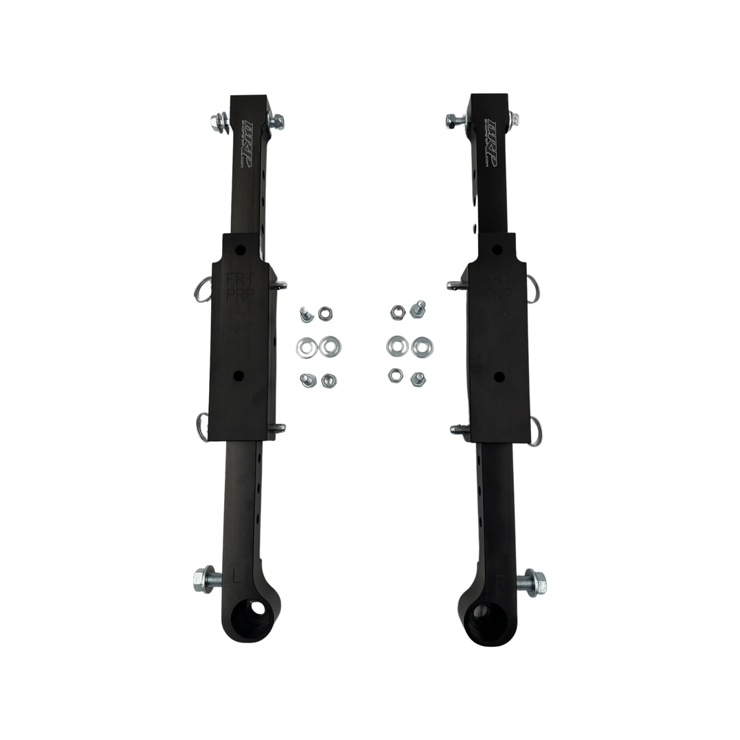 Can Am X3 & Maverick R Billet Seat Rail Adapters for Side Mount Race S ...