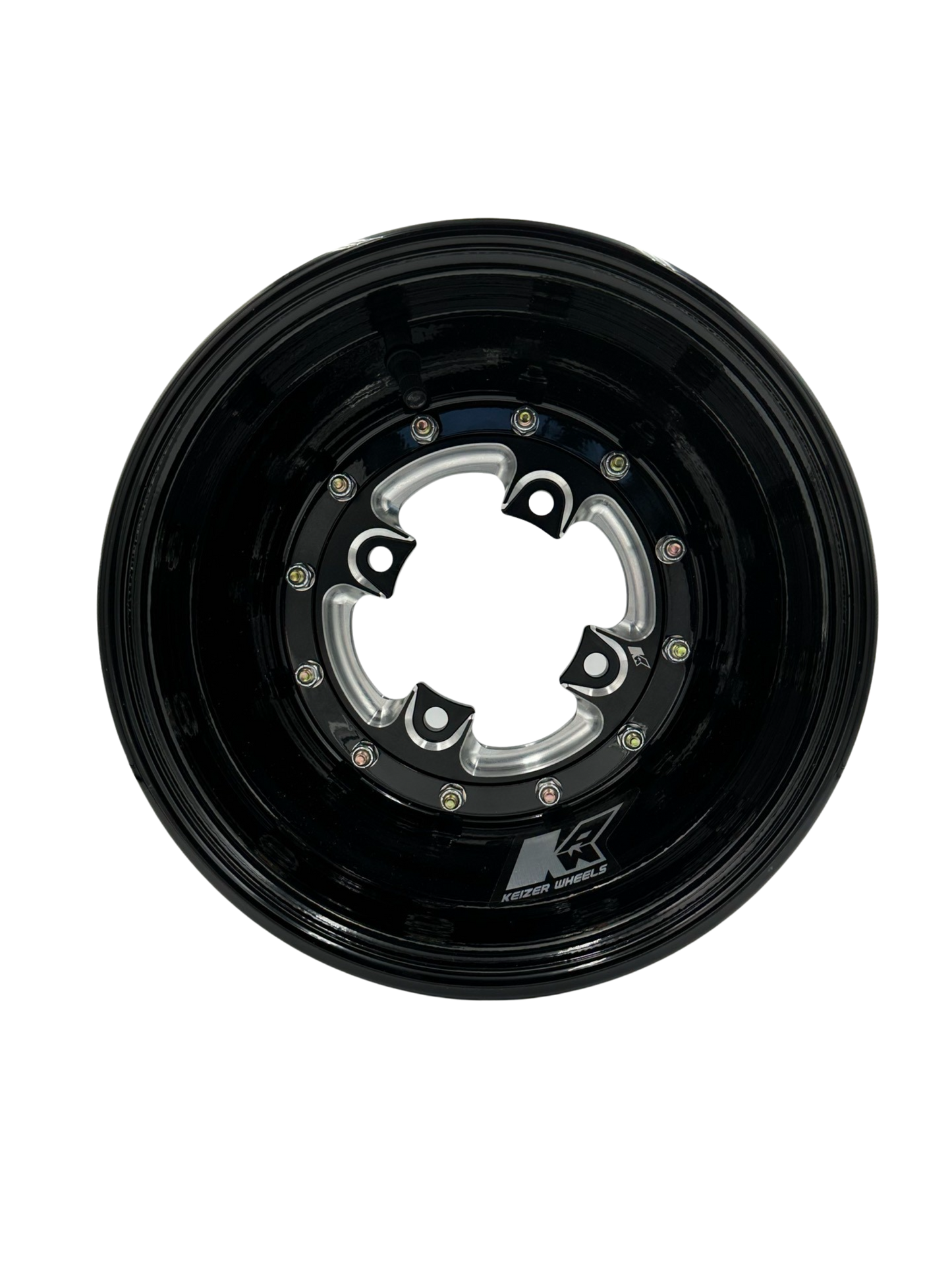 RZR170 Keizer Aluminum Light Weight Wheels - Black - 4/110 10x7 4+3