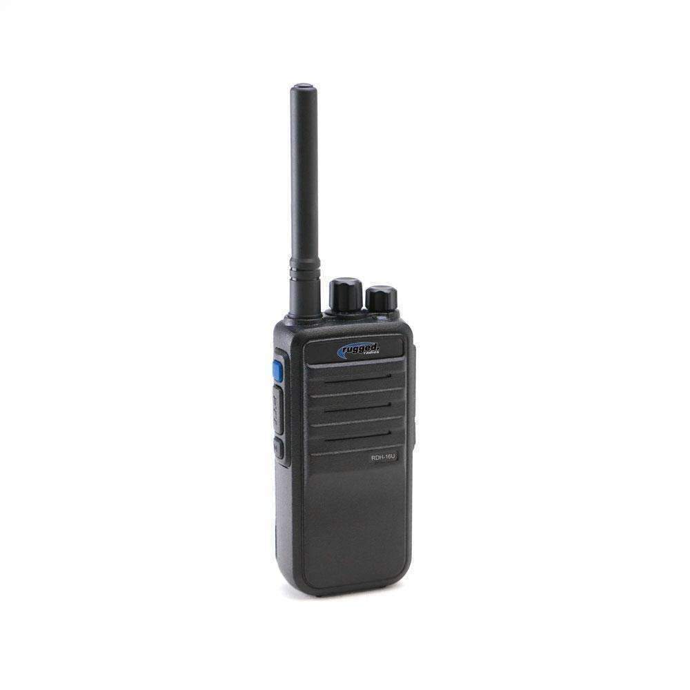 Rugged Radios RDH16-U UHF Analog & Digital 5-Watt Handheld Radio 32 Channels (16 Analog & 16 Digital)