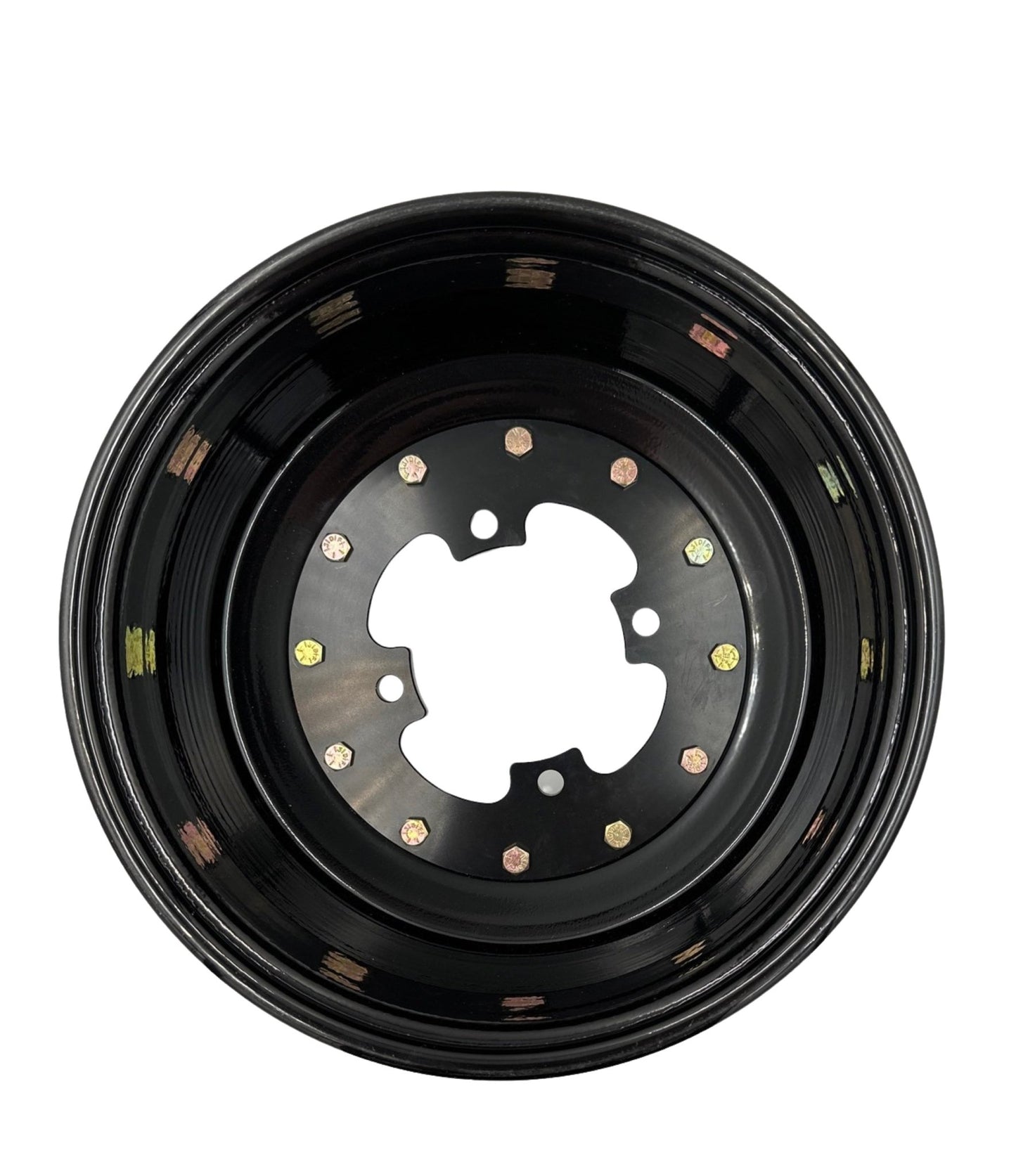 Keizer Aluminum Wheels - RZR170 Keizer Aluminum Light Weight Wheels - Black - 4/110 10x7 4+3 - UTVRaceShop.Com