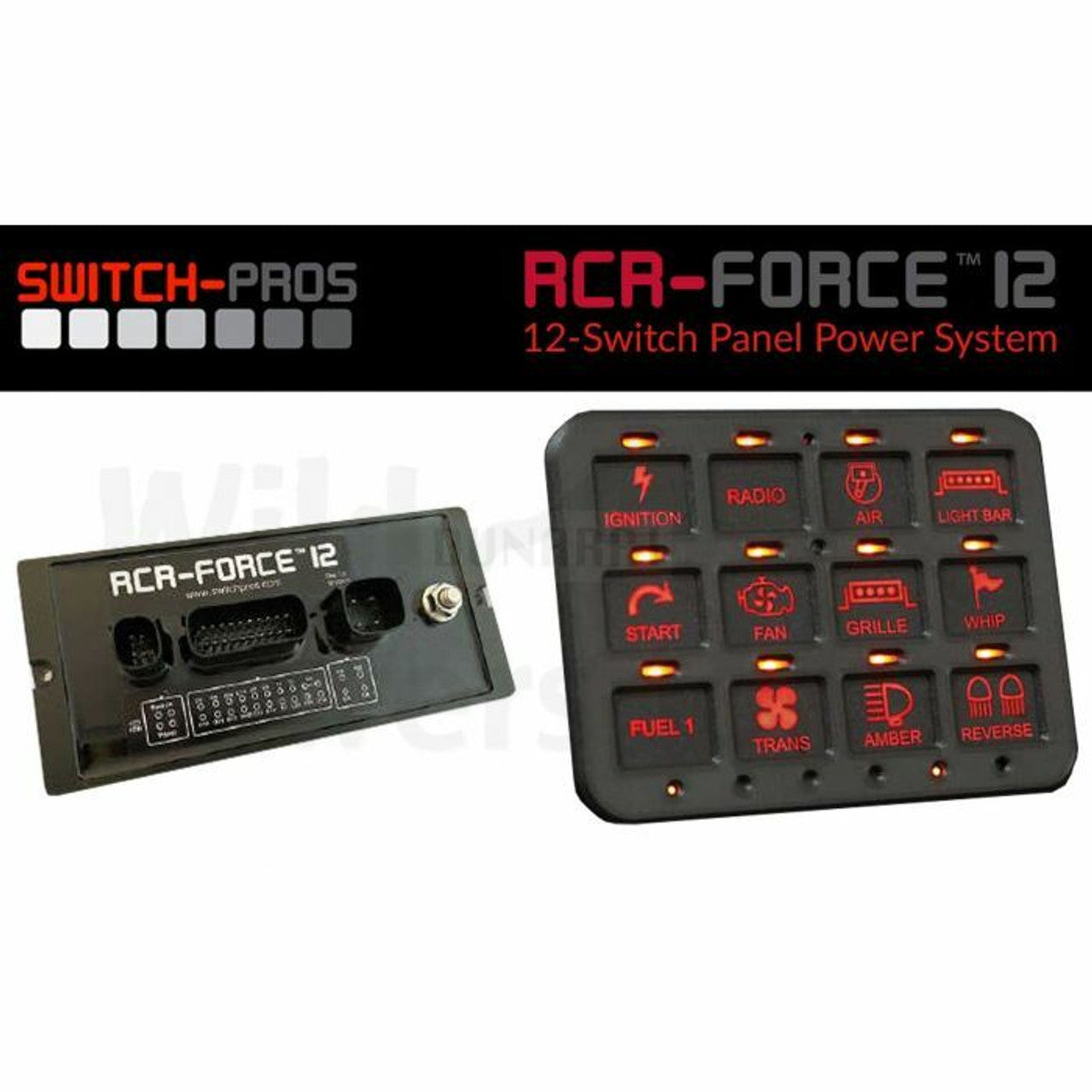 Switch Pros 12 Switch Programmable Switch Panel Power System