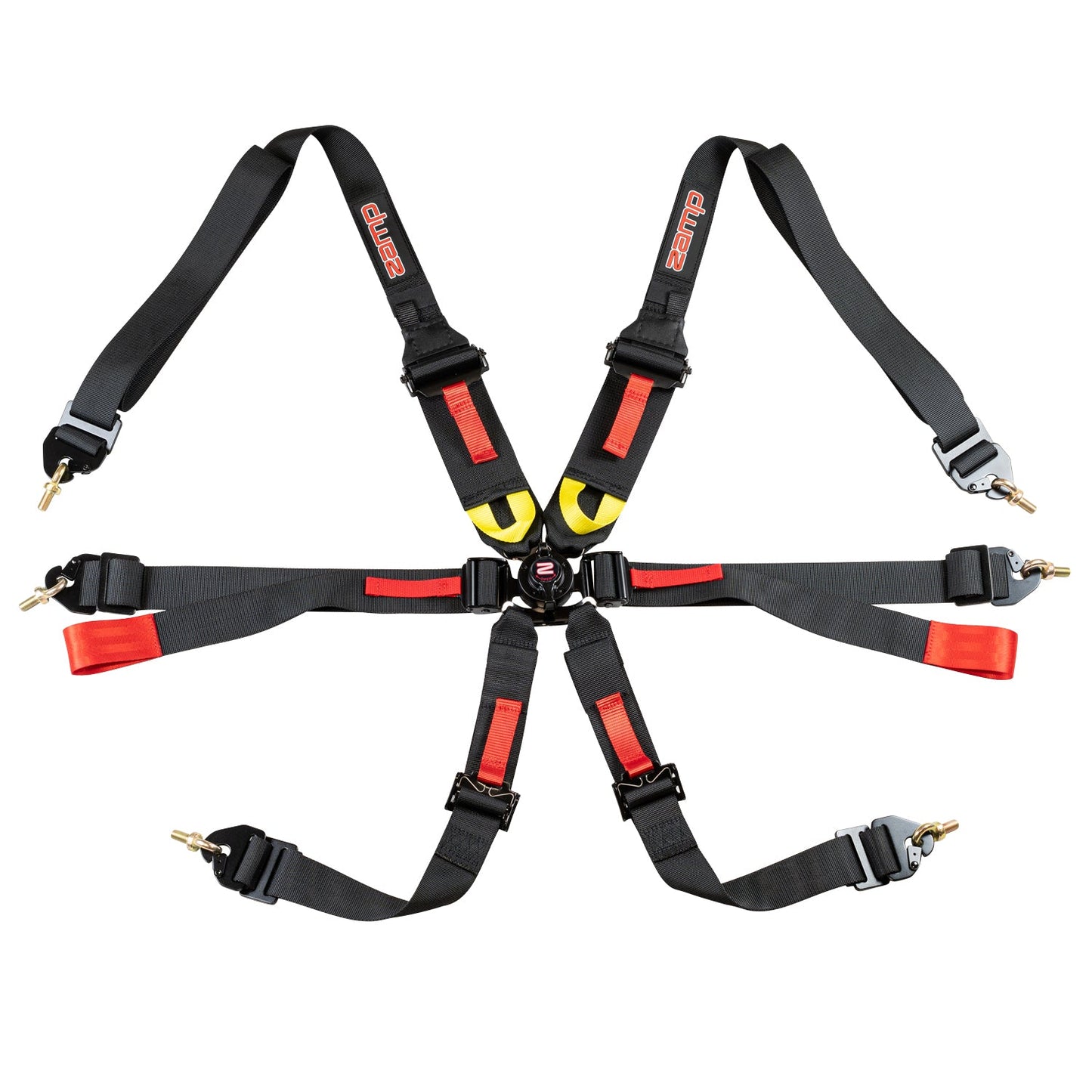 Zamp Racing - Zamp 3/2" 6 - point FIA Seat Harness - UTVRaceShop.Com